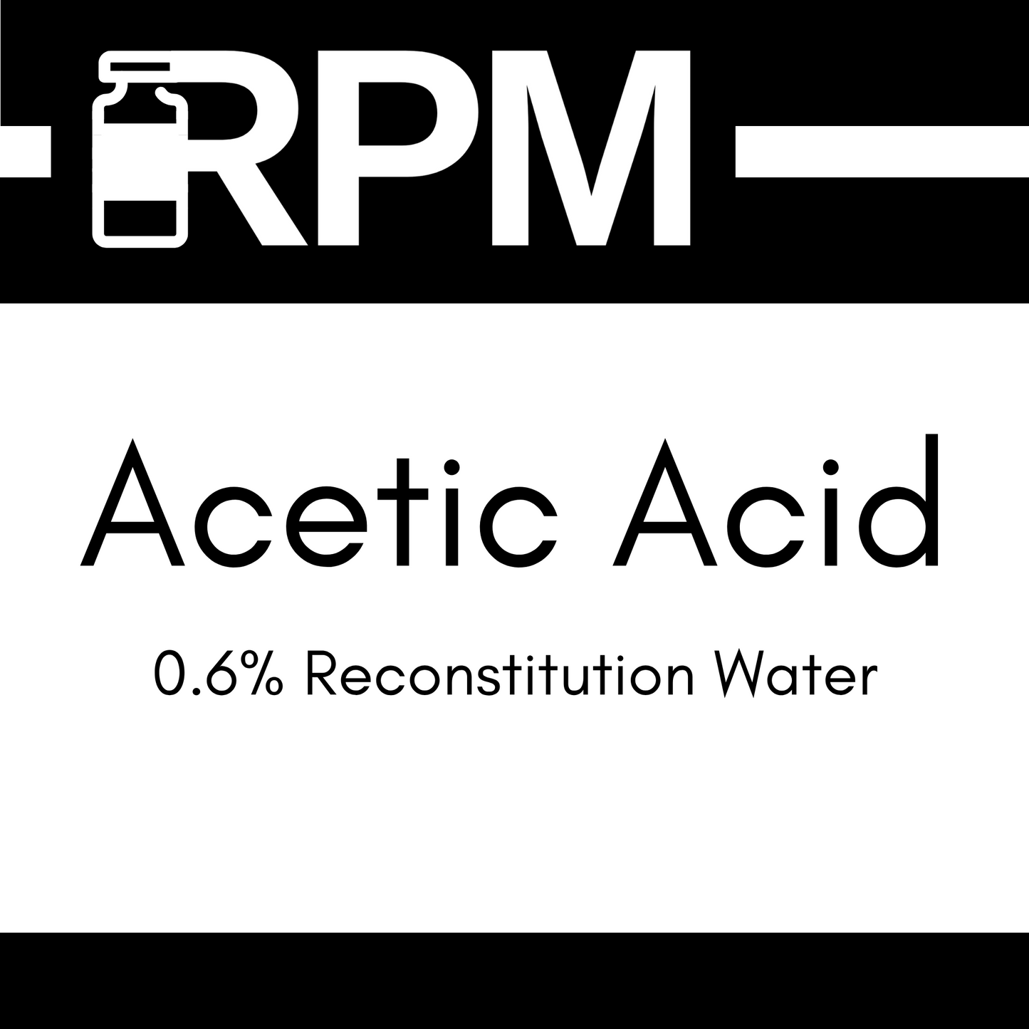Reconstitution Water - Acetic Acid 0.6%