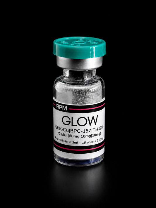 GLOW 70mg: BPC-157, TB500, GHK-Cu